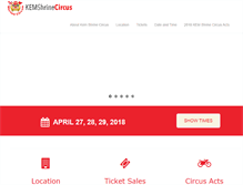 Tablet Screenshot of kemshrinecircus.org